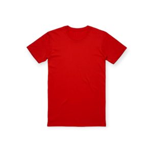 Kırmızı 30/1 Süprem 100% Pamuk Tişört